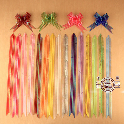 【【廠家直銷】大號5CM五線紗手拉花 鮮花禮品包裝拉花 婚慶大拉花】價格,廠家,圖片,其他節慶婚慶用品,176條-